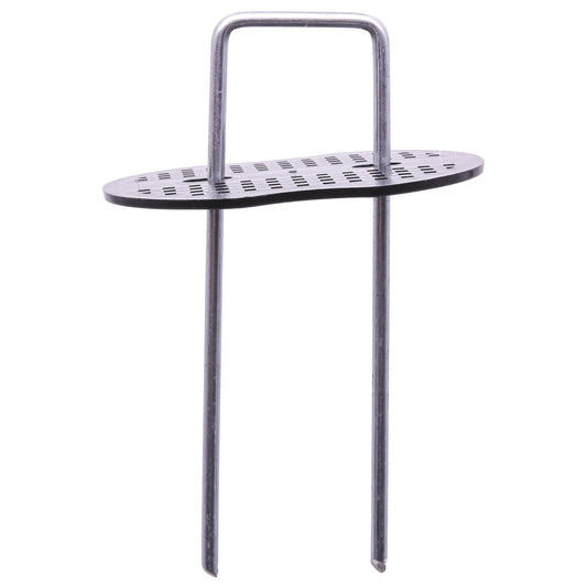 Weed Control Membrane Pegs + 100 Buffer Washers 4”/5”/6” Galvanised Steel Anchor Pegs Weed Mat Landscape Staples Artificial Grass Pins Ground Cover Barrier