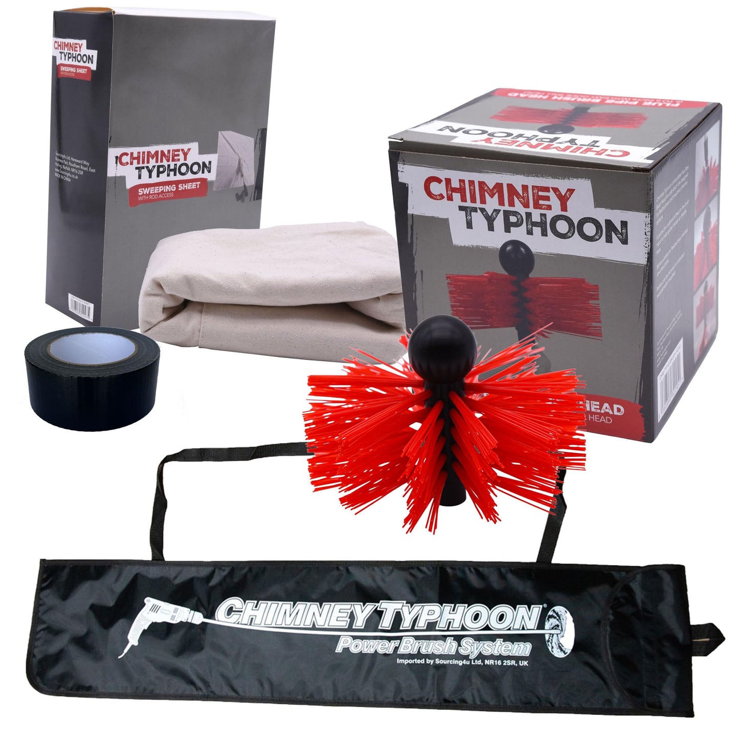 Chimney Typhoon Power Sweeping Accessories S4U®