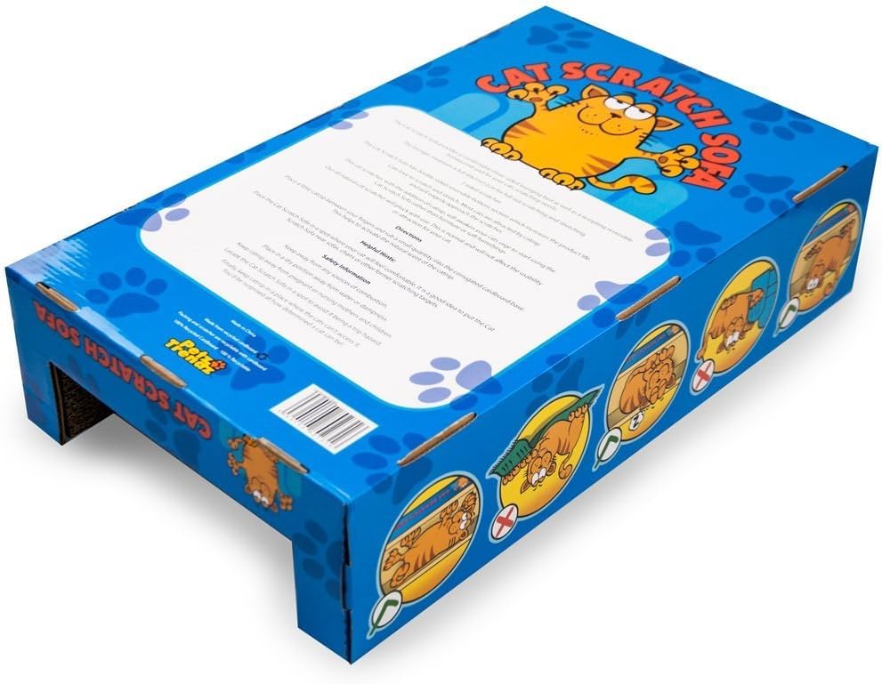 Cat Bed Scratcher Luxury Pet Scratching Lounge Sofa Corrugated Cardboard Beds Indoor Cats Scratch Lounger Catnip