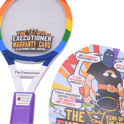 The Executioner Electric Fly Swatter Bug Zapper Racket Fly Wasp Mosquito Insect Killer Single Layer Pest Control for Indoor and Outdoor