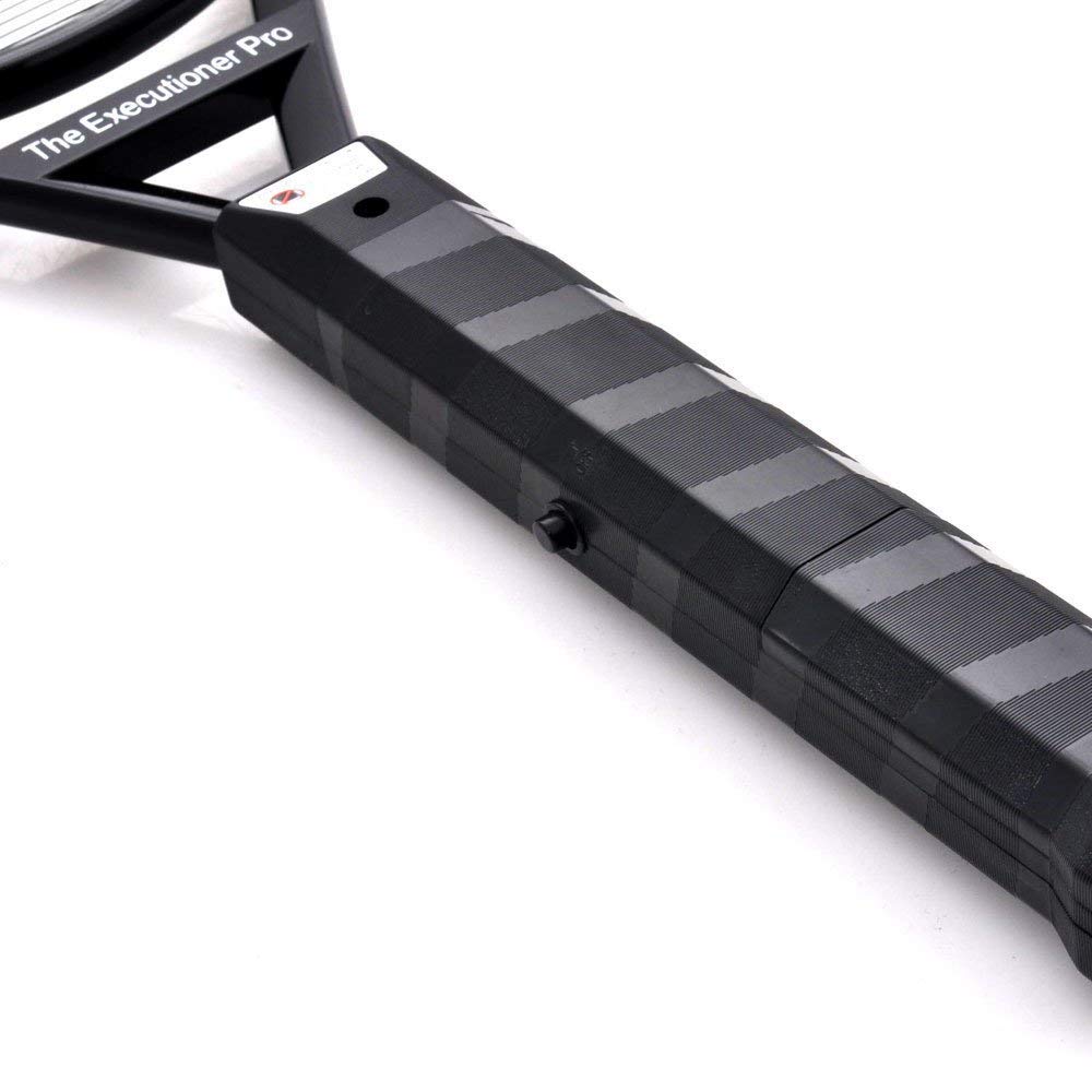 The Executioner Pro 3 Pack Electric Bug Zapper Fly Swatter Wasp, Mosquito, Bug, Insect Killer Single Layer Racket Efficient Zapping Indoor Outdoor Long Handle 56cm (The Executioner Pro 3 Pack)