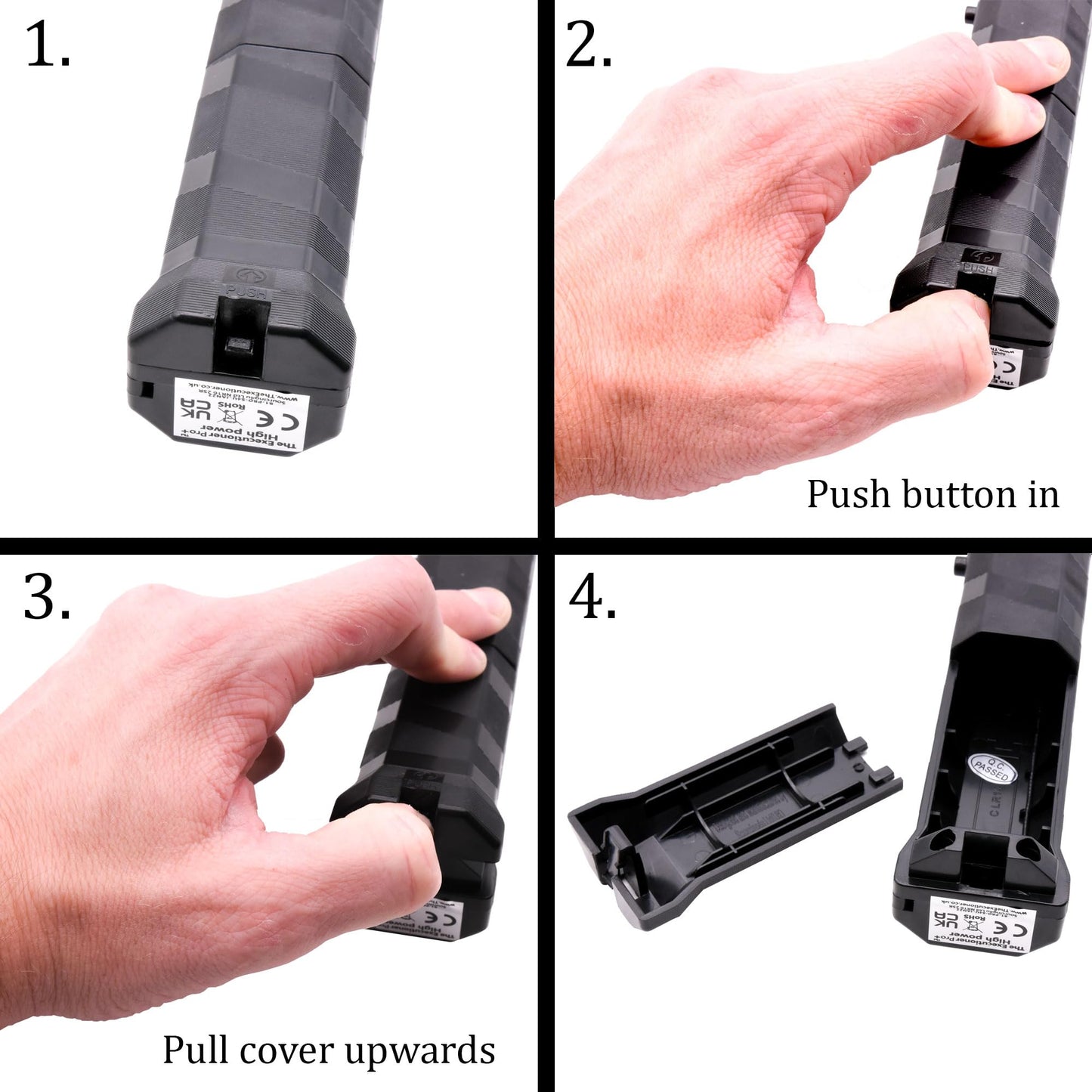 The Executioner Pro Electric Bug Zapper Fly Swatter Wasp, Mosquito, Bug, Insect Killer Single Layer Racket Efficient Zapping Indoor Outdoor Long Handle 56cm