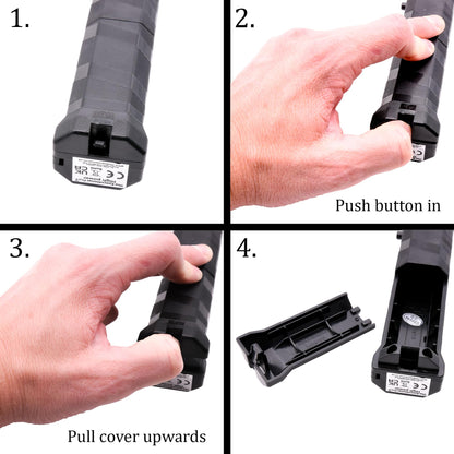 The Executioner Pro Electric Bug Zapper Fly Swatter Wasp, Mosquito, Bug, Insect Killer Single Layer Racket Efficient Zapping Indoor Outdoor Long Handle 56cm