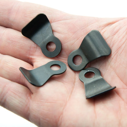 4 x Stove Glass Clips Wood Burner Multi Fuel Stoves Spare Parts Fits Most Models - S4U®