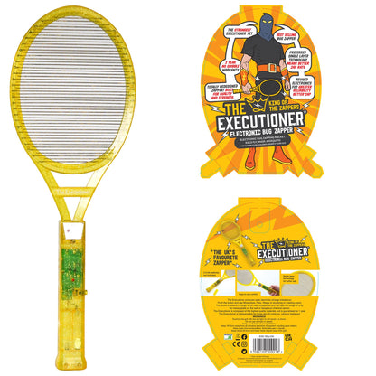 The Executioner Fly Zapper Mosquito, Wasp, Bug, Insect Killer Swatter Electric Fly Zapper Racket Single Layer for Efficient Zapping Indoor Outdoor