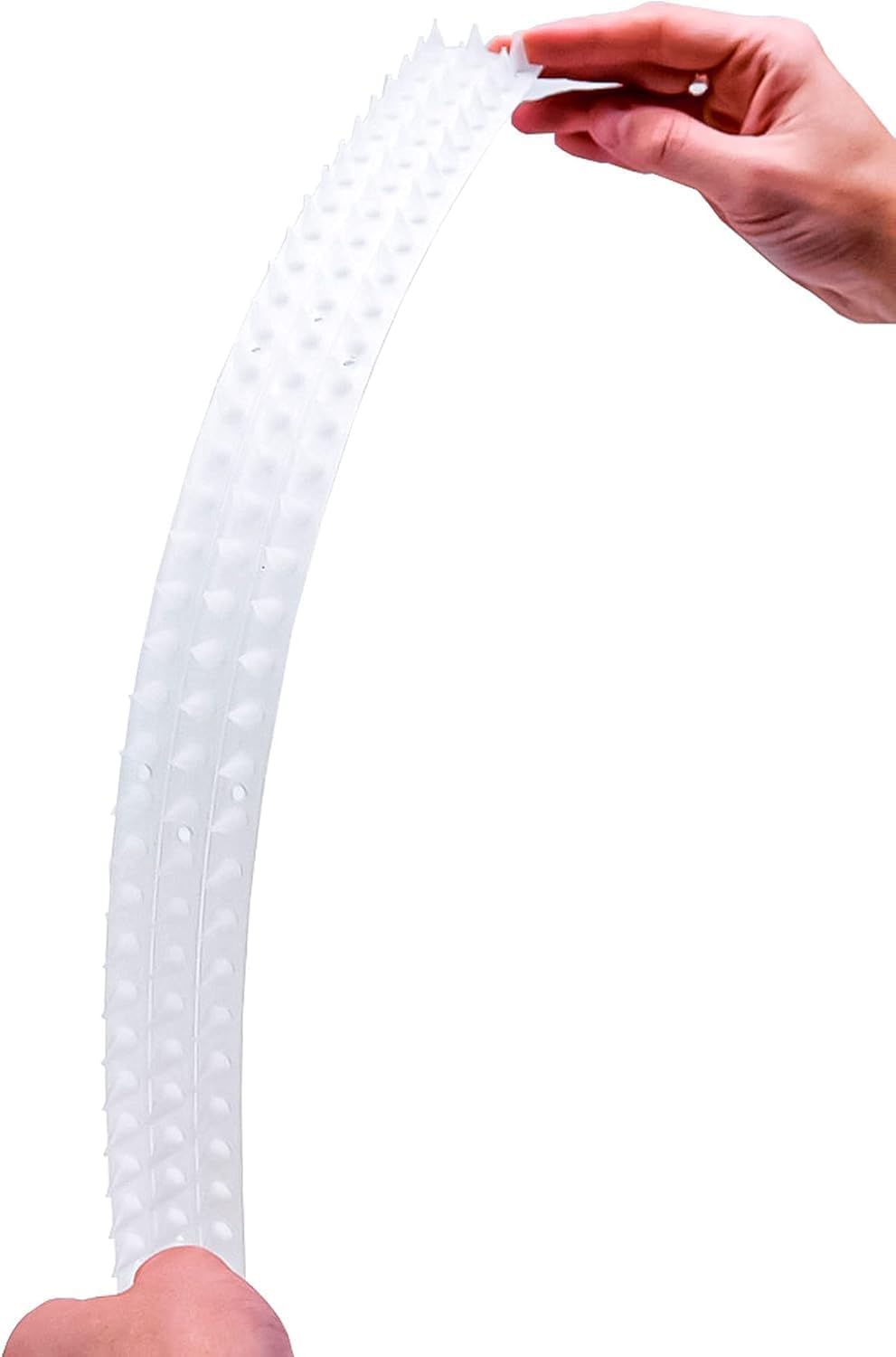 S4U Fence Wall Spikes Garden Security Guard Anti Climb Cat Bird Spikes Intruder Pest Deterrent 50 x 4.5 x 1.5cm Warning Sign & Screws Included