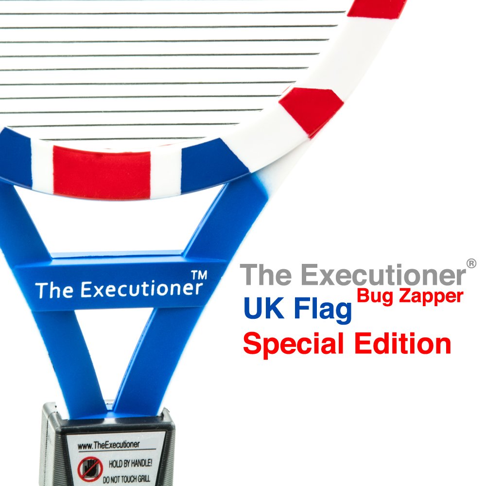 The Executioner Electric Fly Swatter Bug Zapper Racket Fly Wasp Mosquito Insect Killer Single Layer Pest Control for Indoor and Outdoor