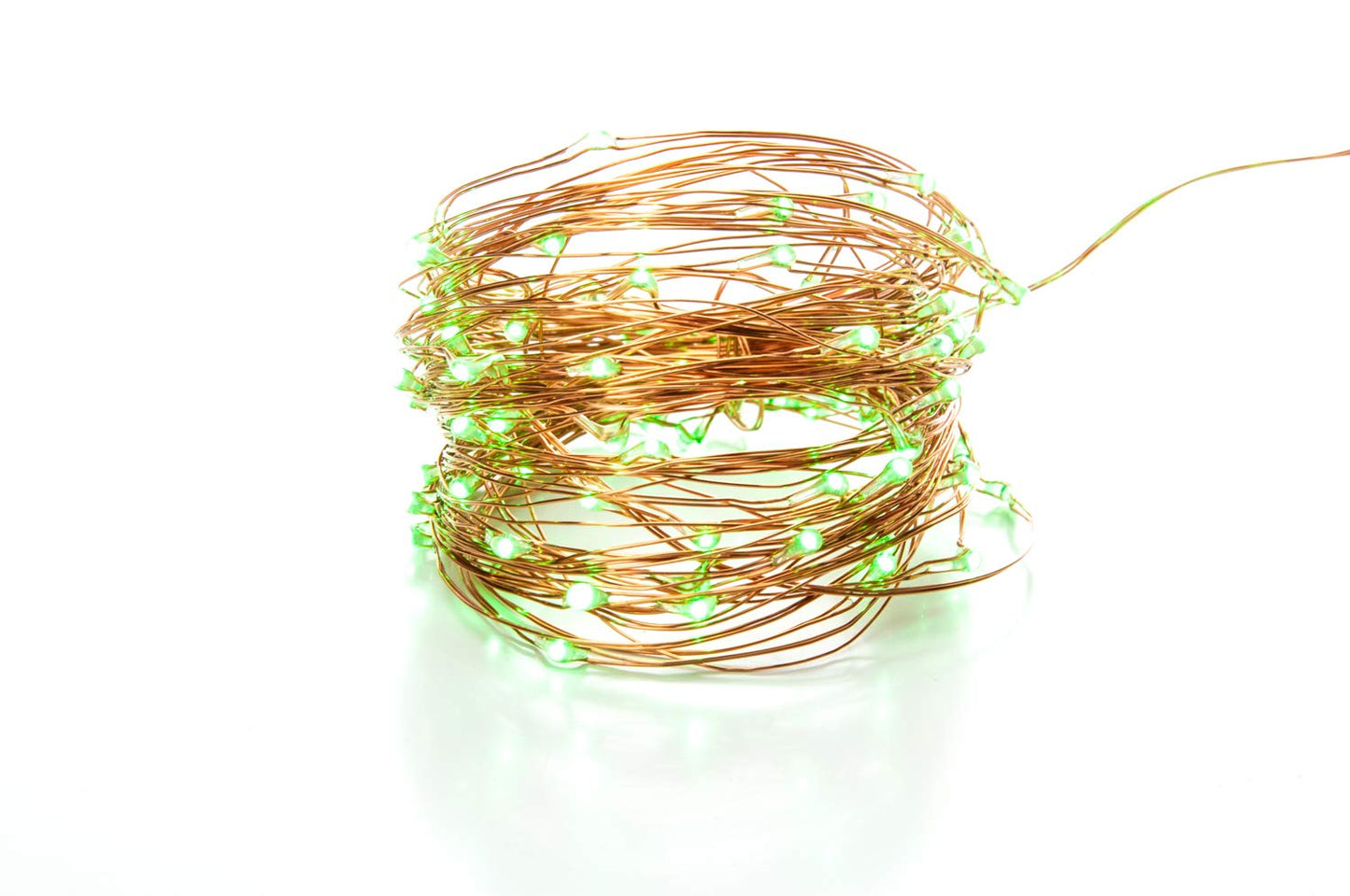 100 LED Fairy Lights 10.5M Now with 105 LEDs 8 Function USB Power Supply Copper & Black Wire S4U