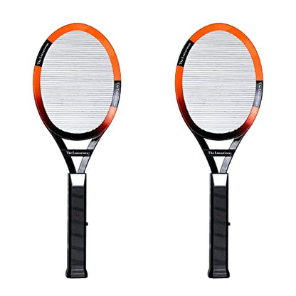 The Executioner Twin Pack Electric Bug Zapper Fly Swatter Wasp, Mosquito, Bug, Insect Killer Single Layer Racket Efficient Zapping Indoor Outdoor Long Handle 50cm (The Executioner 2 Pack)