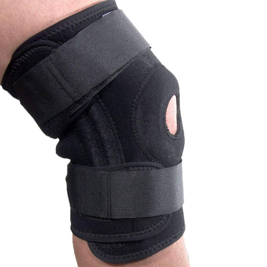 Breathable Knee Support with Advanced Open Patella Stabilizer & Fully Adjustable Brace for Men & Women Protection When Running and Arthritic Pain Relief