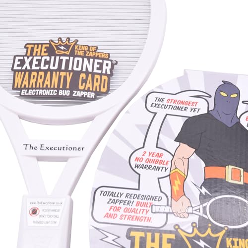 The Executioner Electric Fly Swatter Bug Zapper Racket Fly Wasp Mosquito Insect Killer Single Layer Pest Control for Indoor and Outdoor