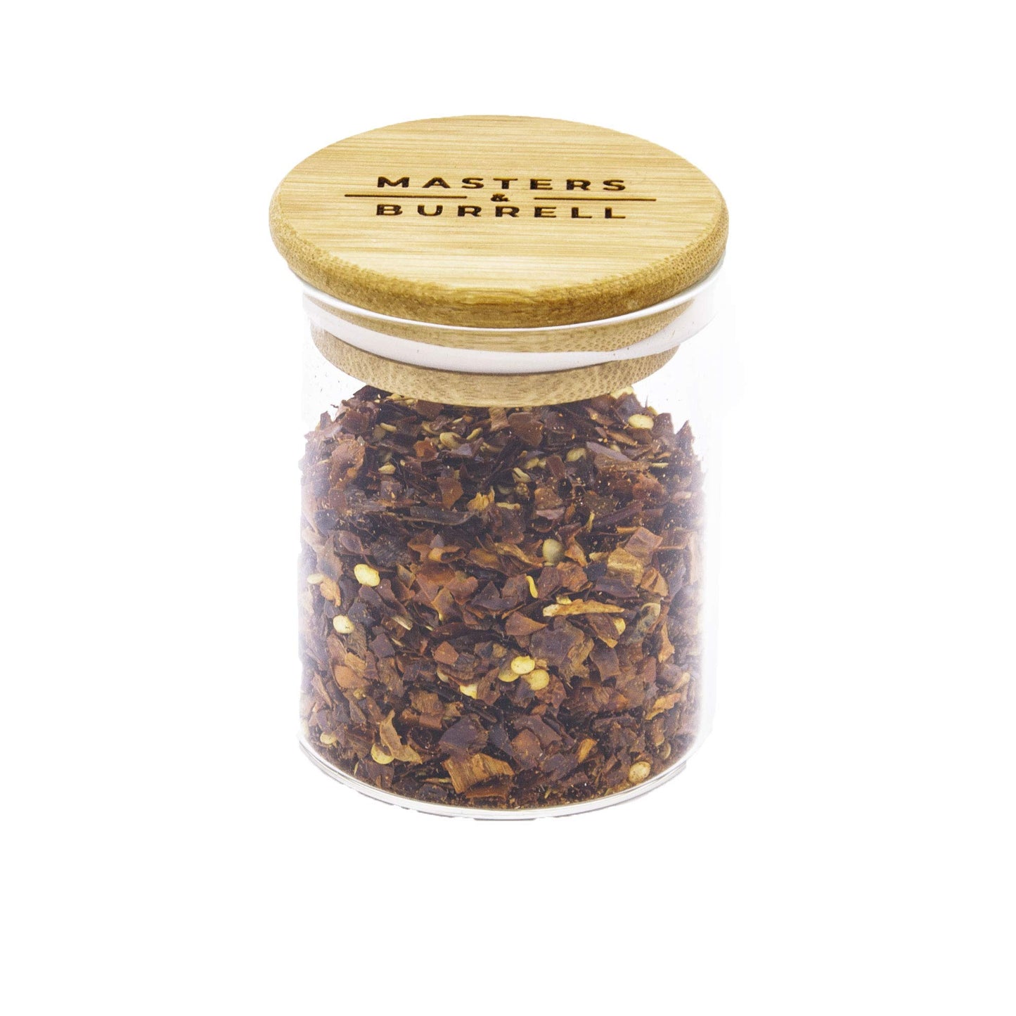 150ml Glass Storage Jars with Bamboo Lids 12pcs Airtight Kitchen Containers for Storage Canister for Spices Clear Preserving Seal Containers Masters & Burrell