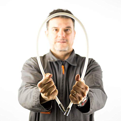 Chimney Typhoon Power Sweeping Set Flexible Nylon Rods & Brush Head Rotary Drill Drive Chimney Kit Flue Cleaner Removes Soot