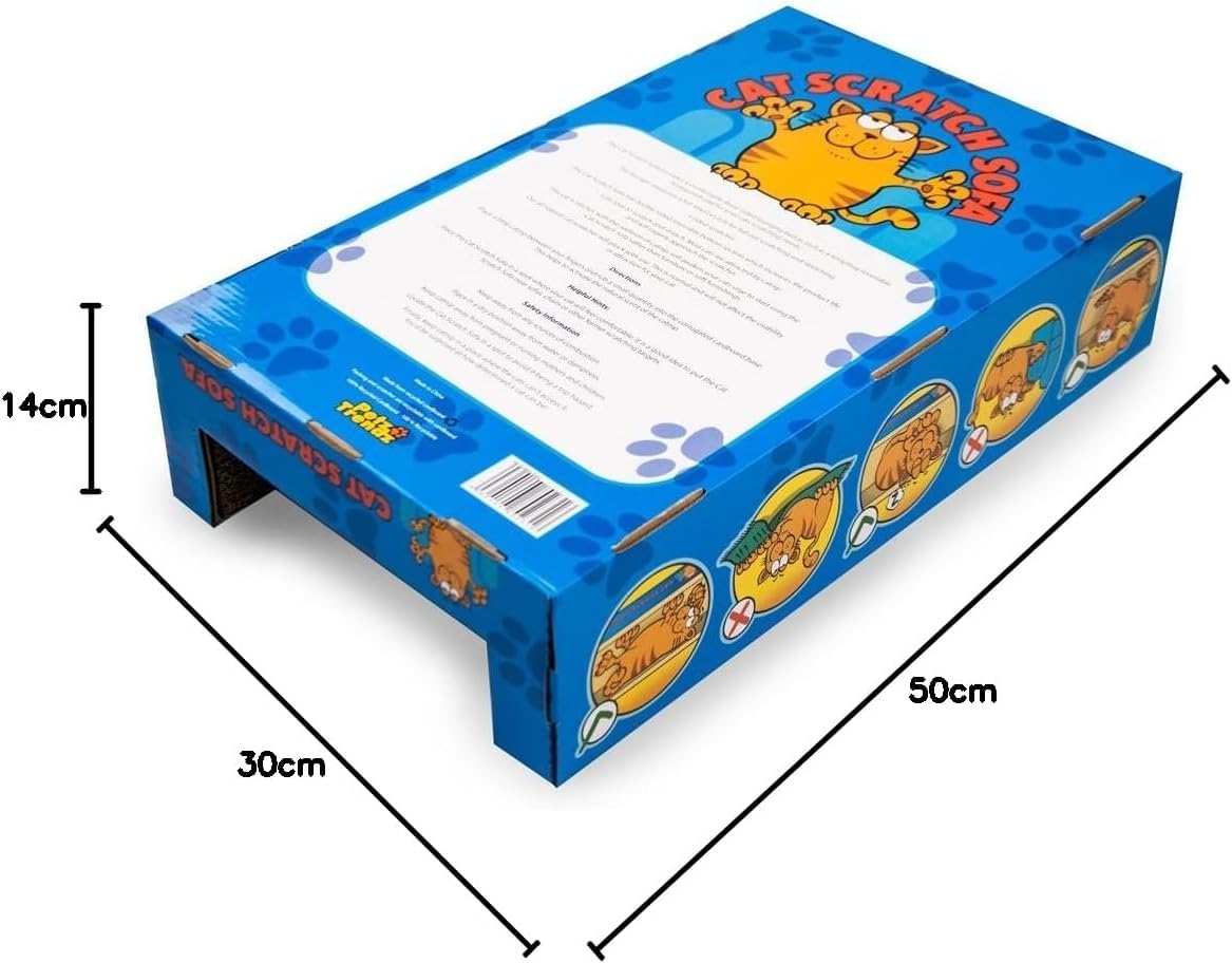 Cat Bed Scratcher Luxury Pet Scratching Lounge Sofa Corrugated Cardboard Beds Indoor Cats Scratch Lounger Catnip