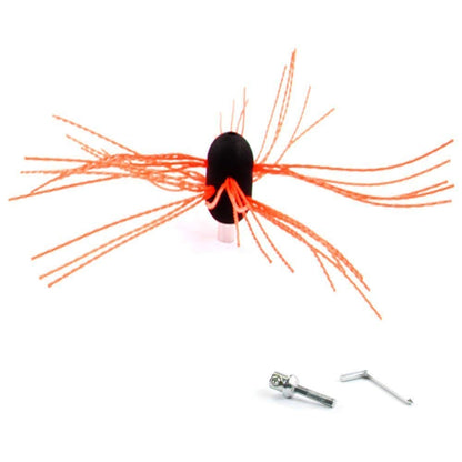 Chimney Typhoon Power Sweeping Set Flexible Nylon Rods & Brush Head Rotary Drill Drive Chimney Kit Flue Cleaner Removes Soot