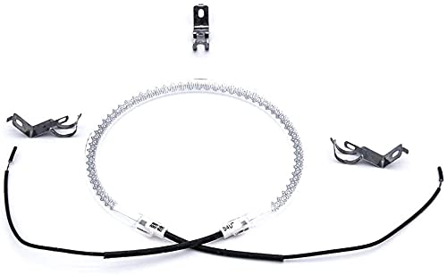 UNIVERSAL HALOGEN OVEN COOKER HEATING ELEMENT BULB with 3x Clips (1200/1400w) - -22CM LEADS- S4U®