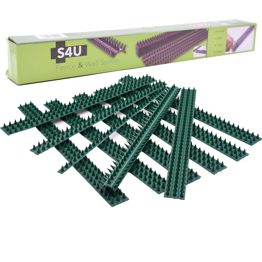 Fence Wall Spikes Garden Security Intruder Bird Cat Repellent Burglar Anti Climb