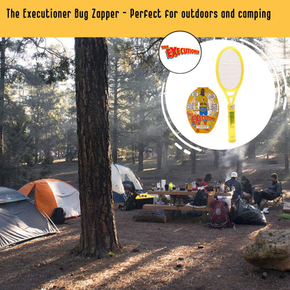 The Executioner Fly Zapper Mosquito, Wasp, Bug, Insect Killer Swatter Electric Fly Zapper Racket Single Layer for Efficient Zapping Indoor Outdoor