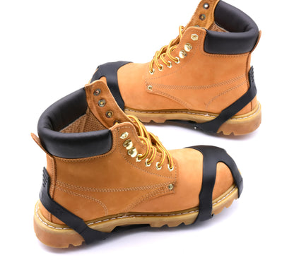 Winter Wise Ice Grips for Shoes and Boots 10-Stud Anti Slip Winter Ice Grippers Universal Slip-on Stretch Fit Snow Shoes & Ice Spikes Traction Cleats Crampons