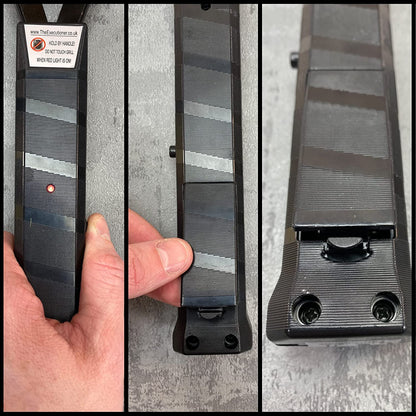 The Executioner Electric Bug Zapper Fly Swatter Wasp, Mosquito, Bug, Insect Killer Single Layer Racket Efficient Zapping Indoor Outdoor Long Handle 50cm