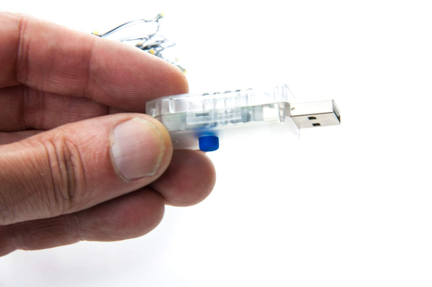 100 LED Fairy Lights 10.5M Now with 105 LEDs 8 Function USB Power Supply Copper & Black Wire S4U